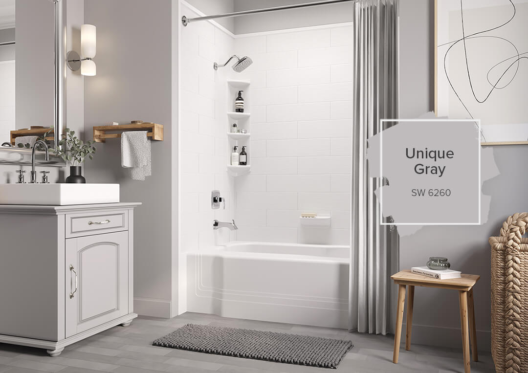 gray bathroom colors